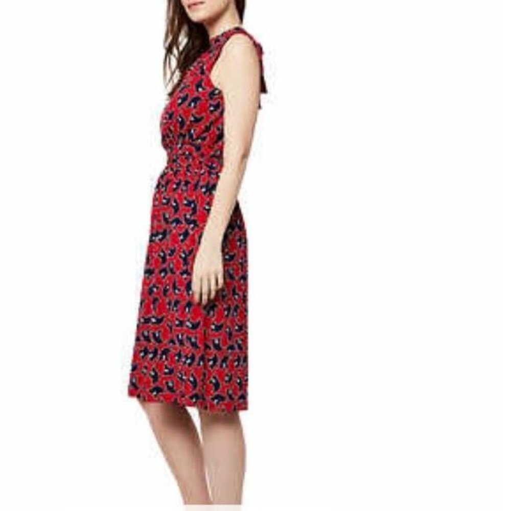 Leota Womens Aria Dress (Red, Large) - Picture 2 of 3